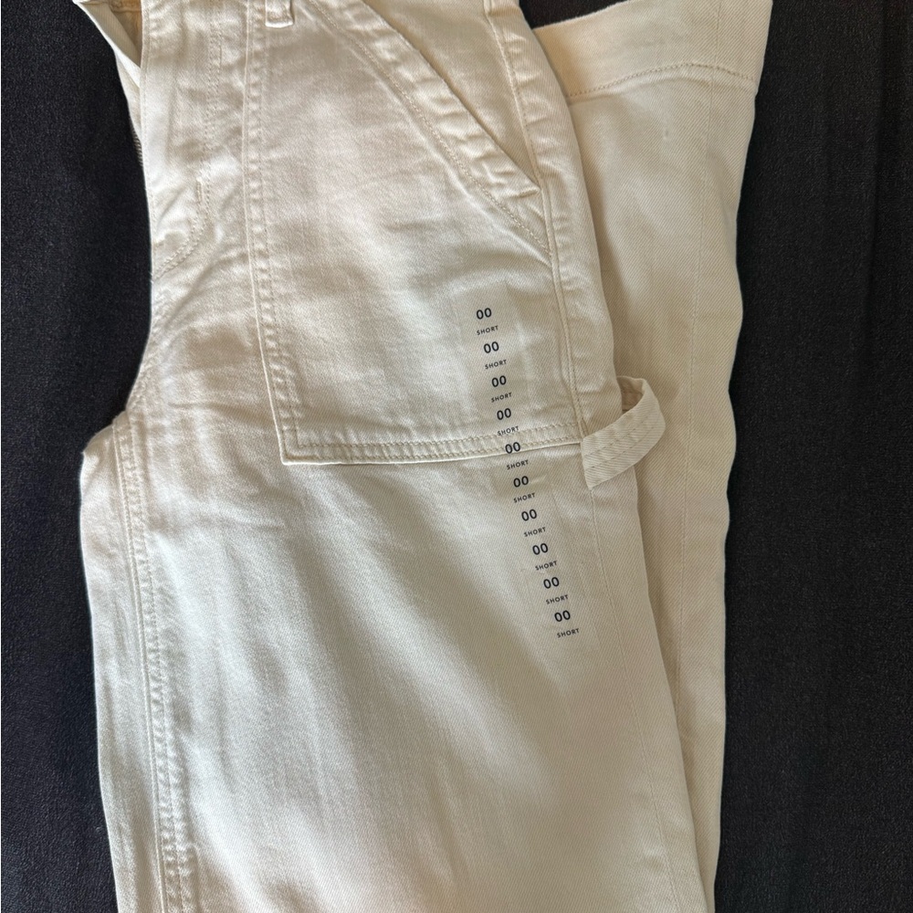 American Eagle Outfitters Cream Jeans NWT, 00 short